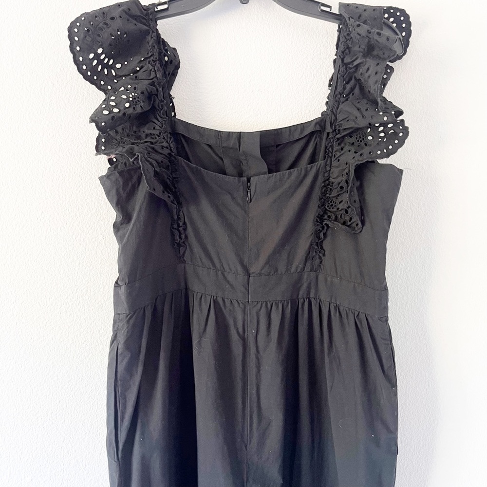 Madewell Eyelet Frilled-Strap Jumpsuit Size 8 - Picture 8 of 16